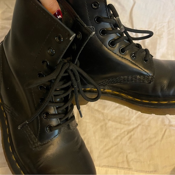 Dr. Martens 1460 W Boot in Black - Picture 9 of 9